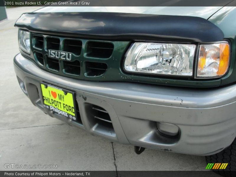 Garden Green Mica / Gray 2001 Isuzu Rodeo LS