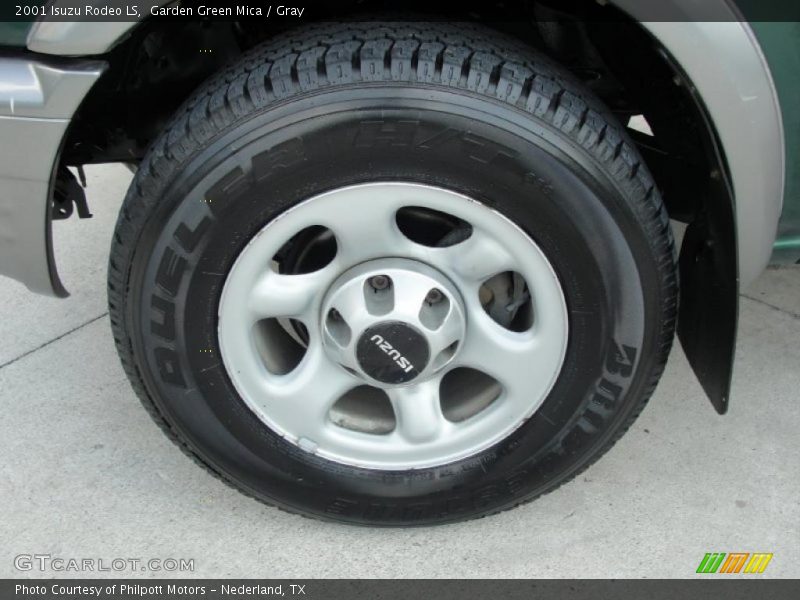 Garden Green Mica / Gray 2001 Isuzu Rodeo LS