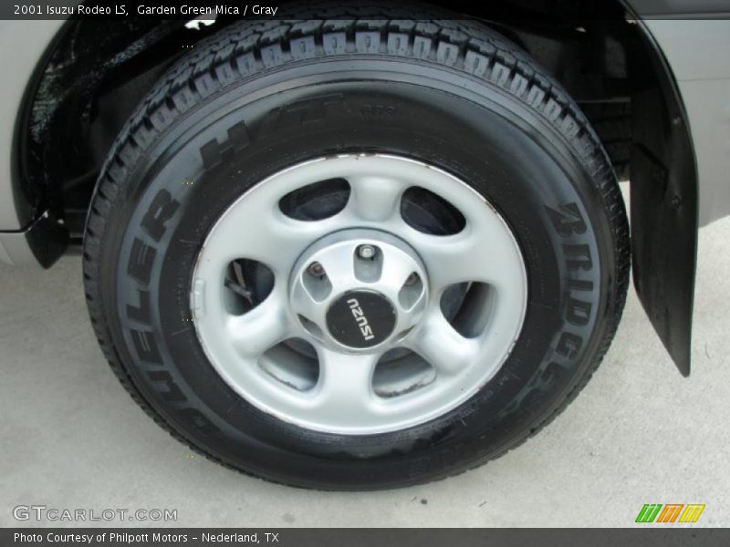 Garden Green Mica / Gray 2001 Isuzu Rodeo LS