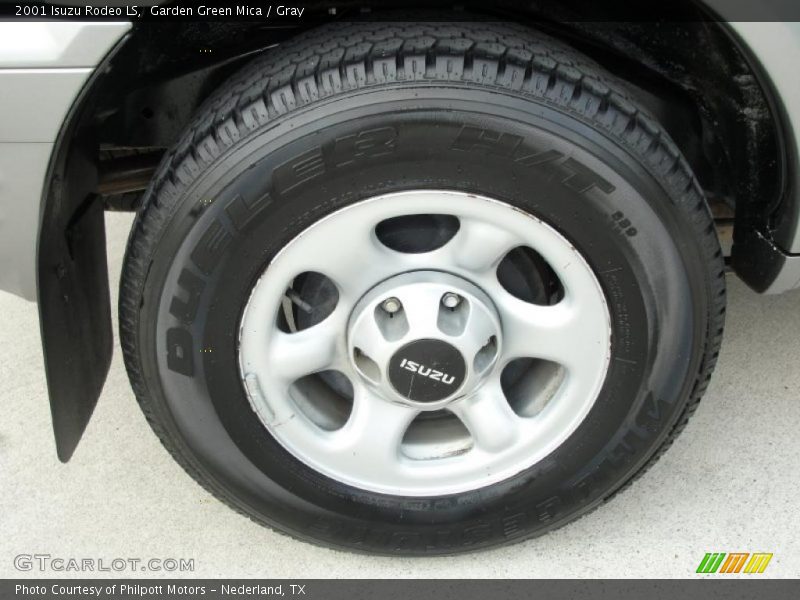 Garden Green Mica / Gray 2001 Isuzu Rodeo LS
