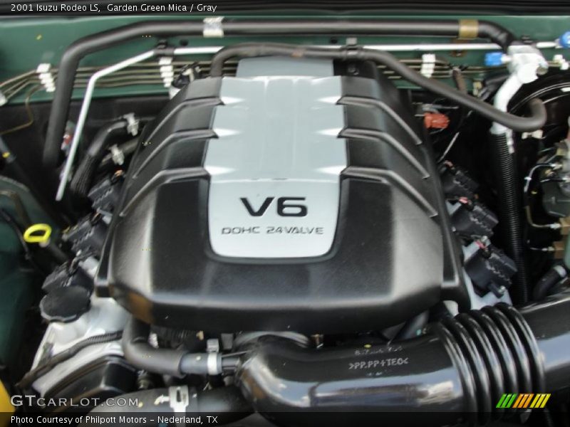 Garden Green Mica / Gray 2001 Isuzu Rodeo LS