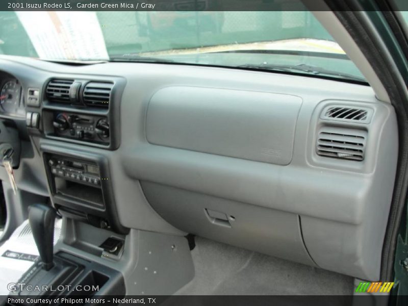Garden Green Mica / Gray 2001 Isuzu Rodeo LS