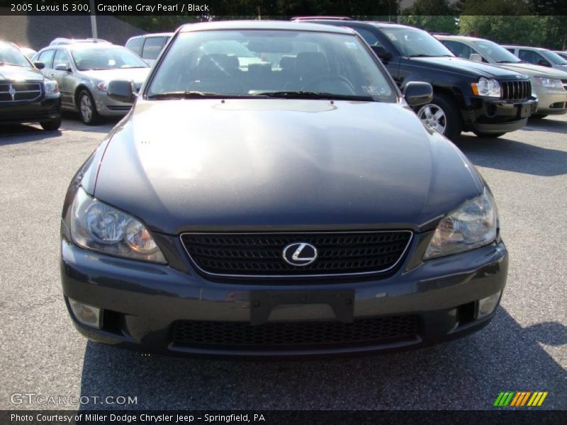 Graphite Gray Pearl / Black 2005 Lexus IS 300