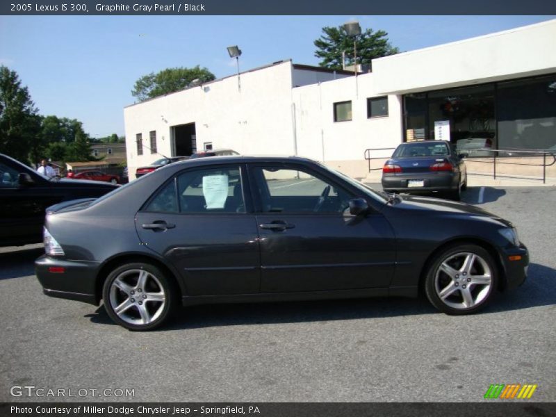 Graphite Gray Pearl / Black 2005 Lexus IS 300