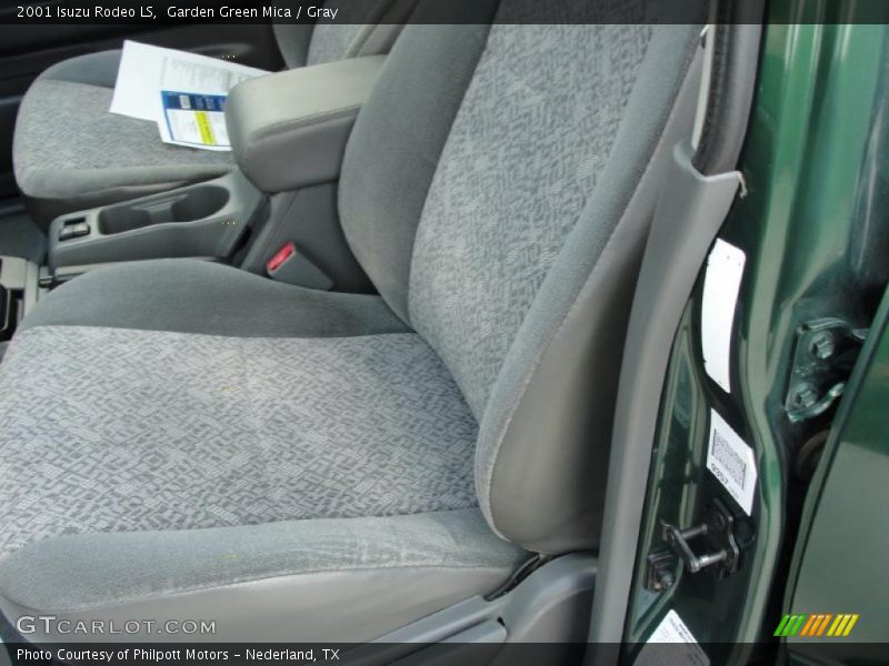 Garden Green Mica / Gray 2001 Isuzu Rodeo LS