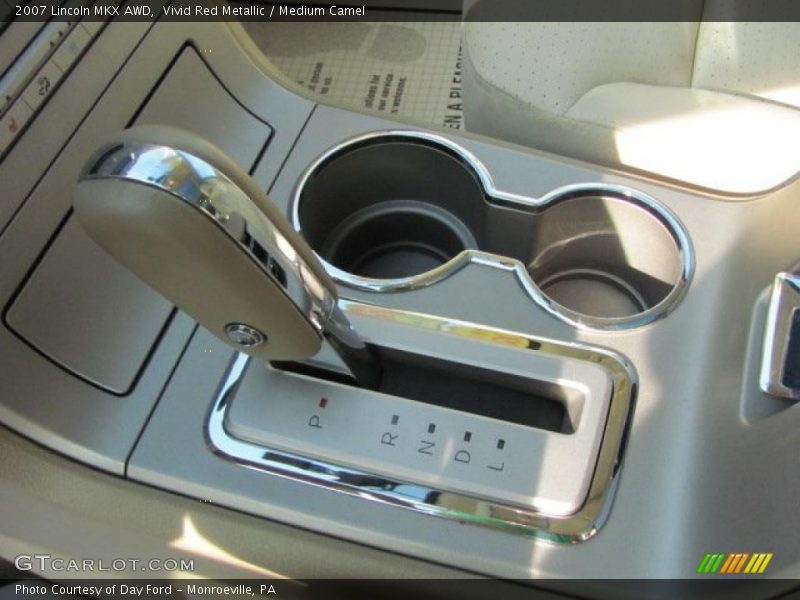 Vivid Red Metallic / Medium Camel 2007 Lincoln MKX AWD