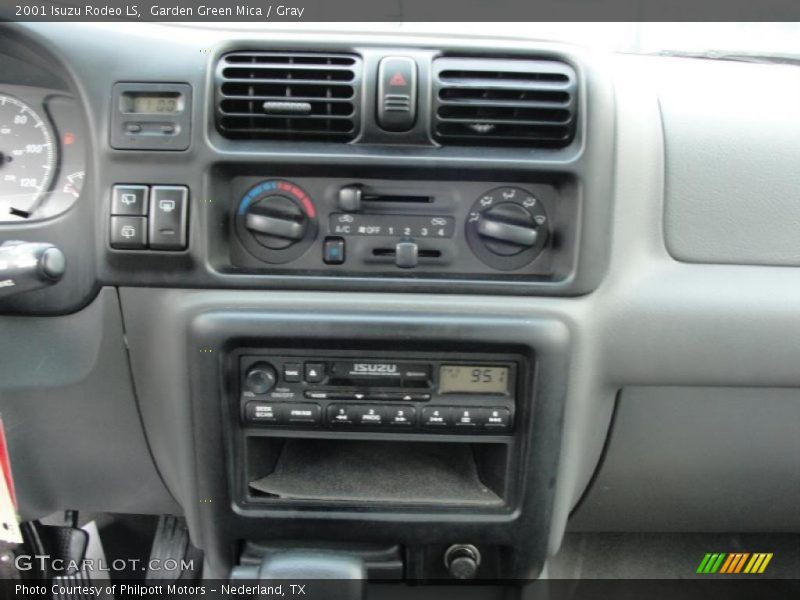 Garden Green Mica / Gray 2001 Isuzu Rodeo LS