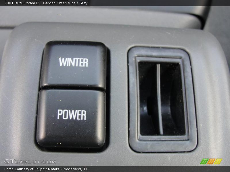 Garden Green Mica / Gray 2001 Isuzu Rodeo LS
