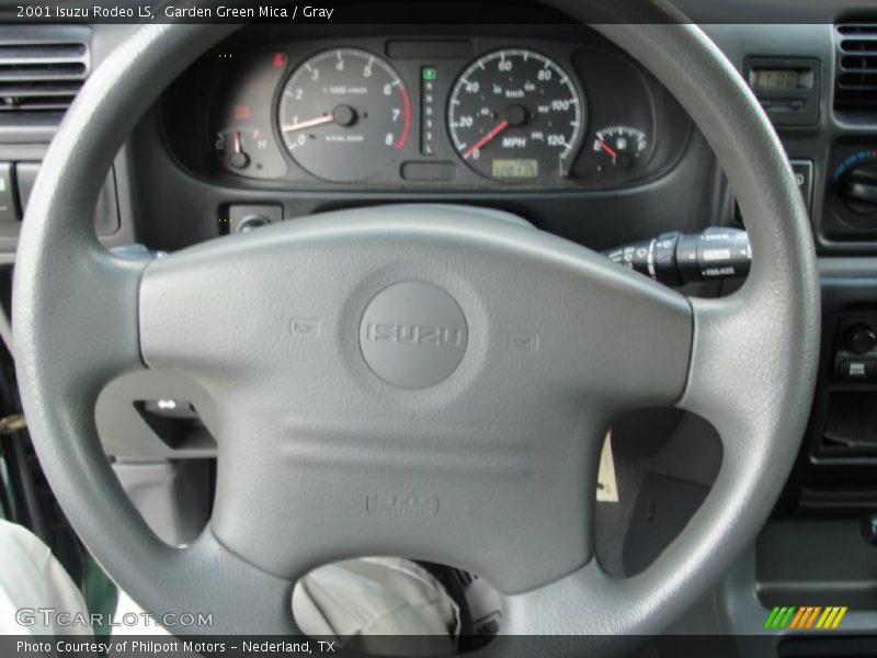 Garden Green Mica / Gray 2001 Isuzu Rodeo LS