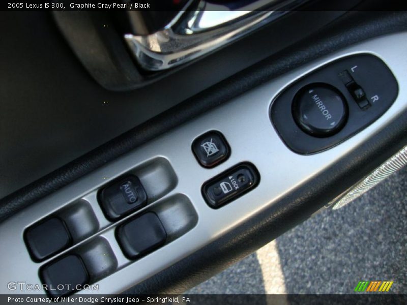 Graphite Gray Pearl / Black 2005 Lexus IS 300
