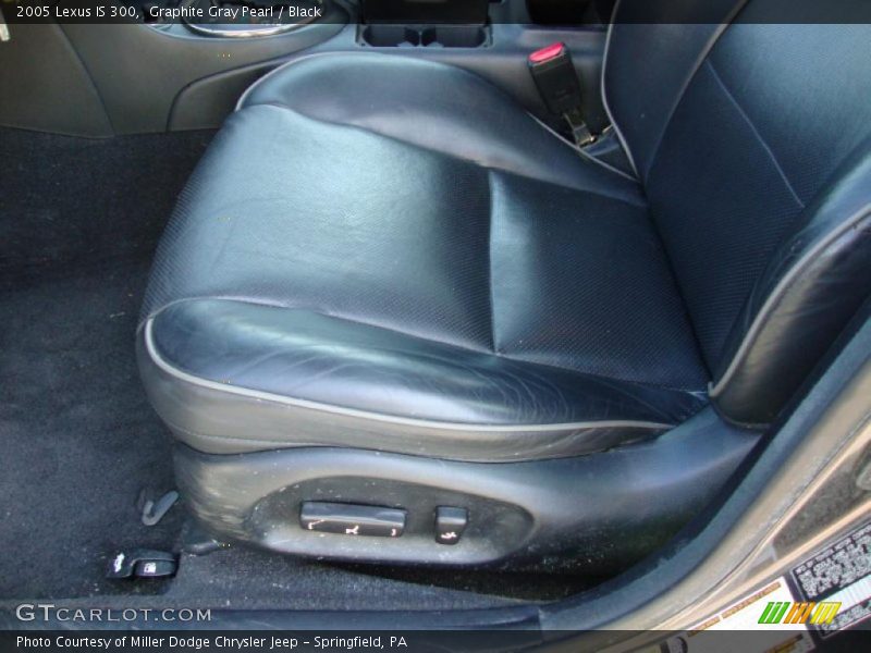 Graphite Gray Pearl / Black 2005 Lexus IS 300