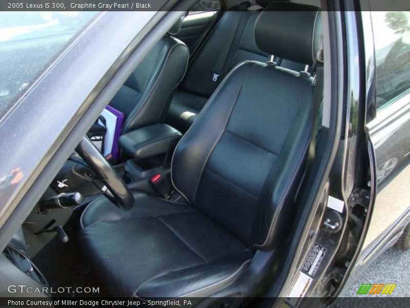 Graphite Gray Pearl / Black 2005 Lexus IS 300