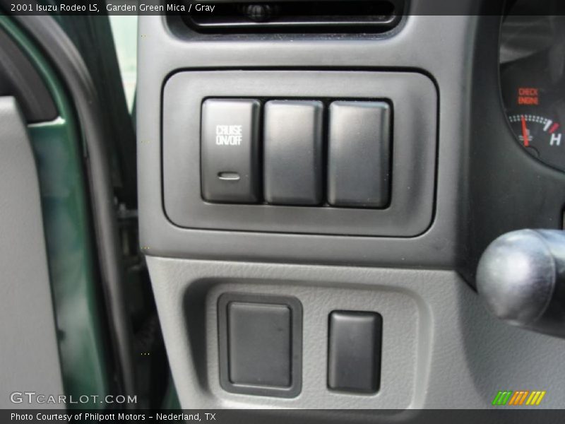 Garden Green Mica / Gray 2001 Isuzu Rodeo LS
