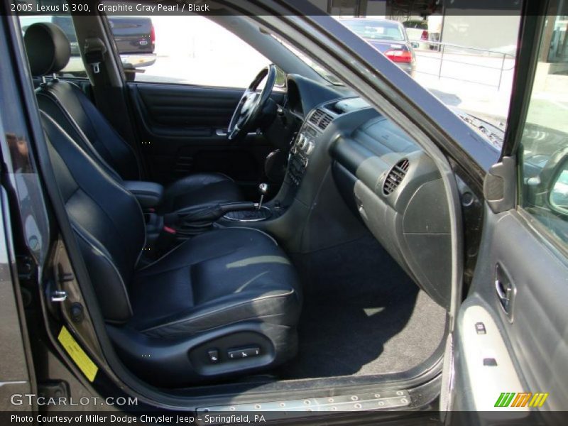 Graphite Gray Pearl / Black 2005 Lexus IS 300