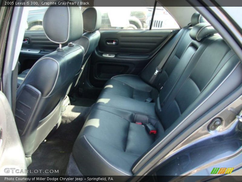 Graphite Gray Pearl / Black 2005 Lexus IS 300