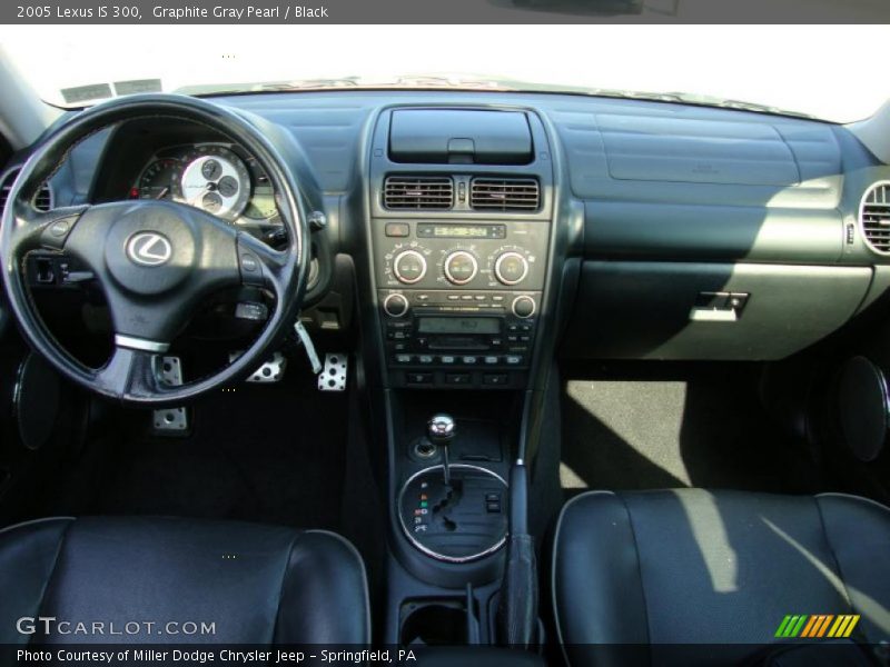 Graphite Gray Pearl / Black 2005 Lexus IS 300