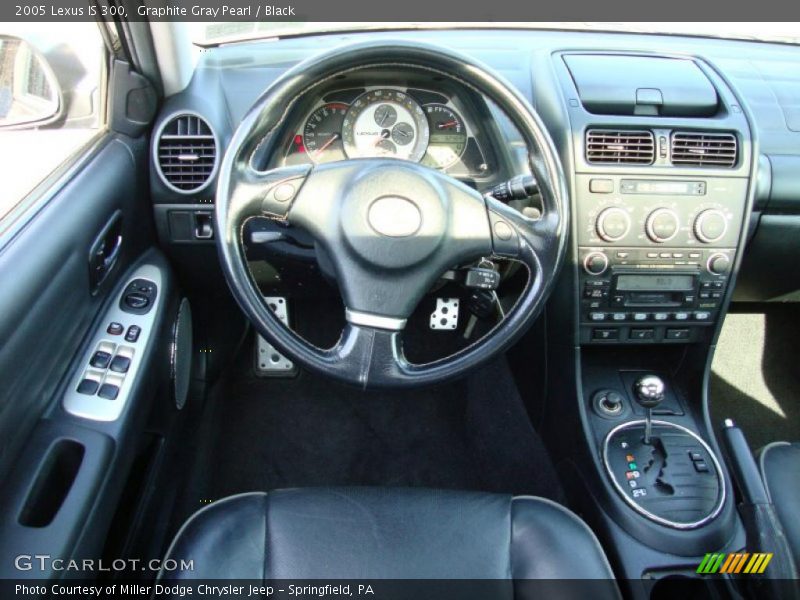 Graphite Gray Pearl / Black 2005 Lexus IS 300