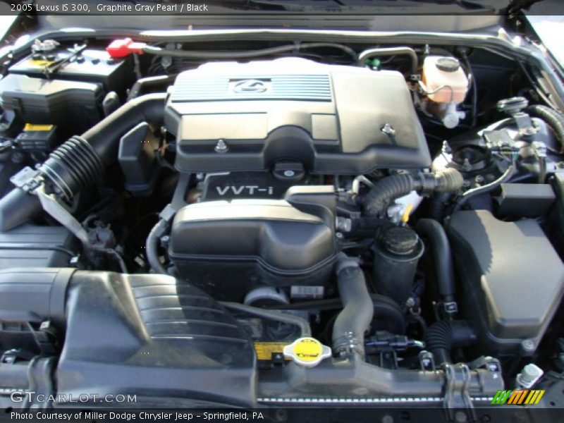 Graphite Gray Pearl / Black 2005 Lexus IS 300