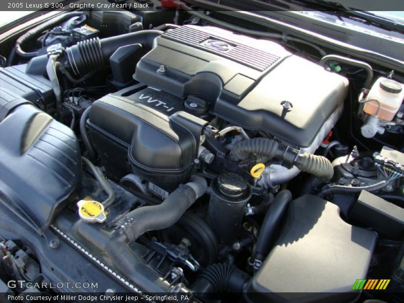 Graphite Gray Pearl / Black 2005 Lexus IS 300