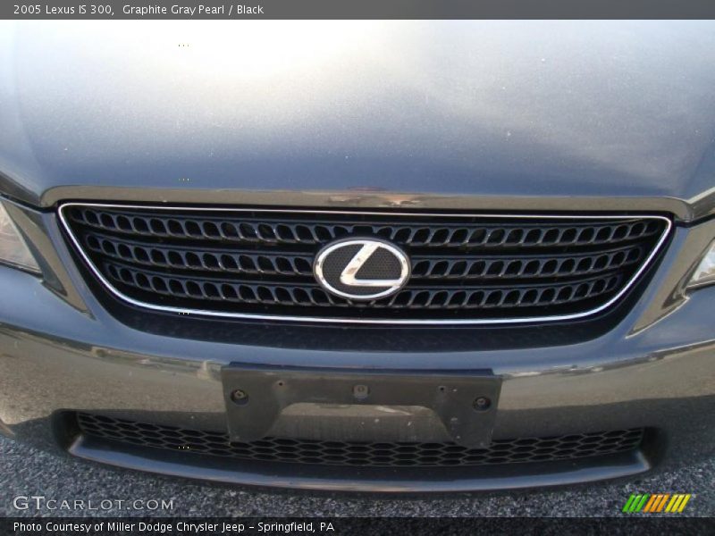 Graphite Gray Pearl / Black 2005 Lexus IS 300
