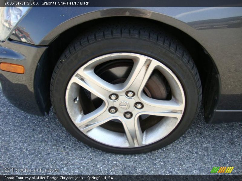 Graphite Gray Pearl / Black 2005 Lexus IS 300