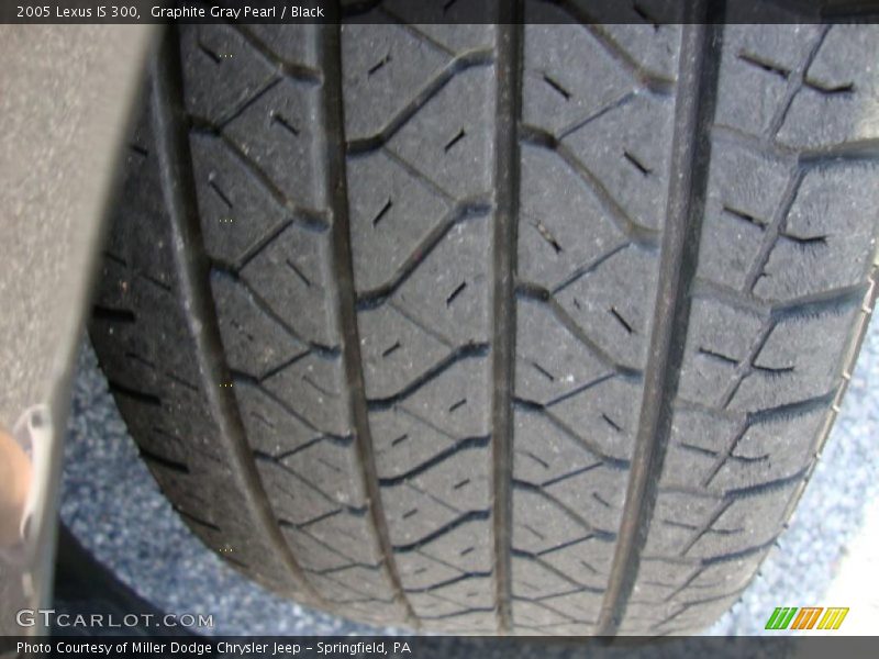Graphite Gray Pearl / Black 2005 Lexus IS 300