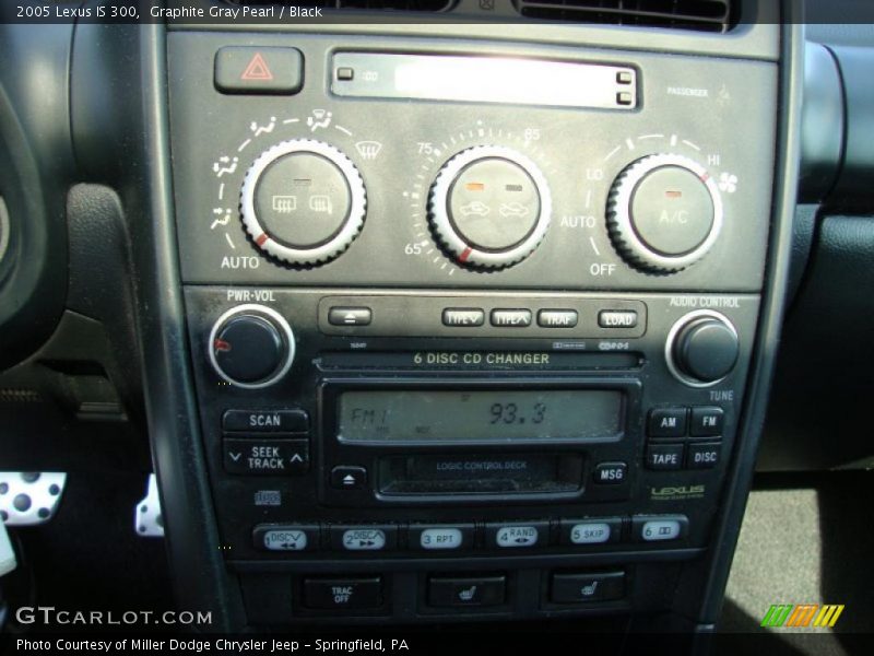 Graphite Gray Pearl / Black 2005 Lexus IS 300