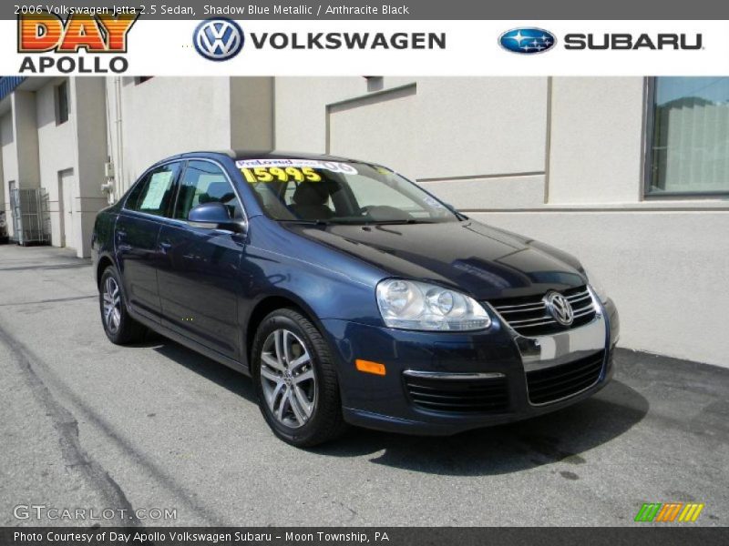 Shadow Blue Metallic / Anthracite Black 2006 Volkswagen Jetta 2.5 Sedan