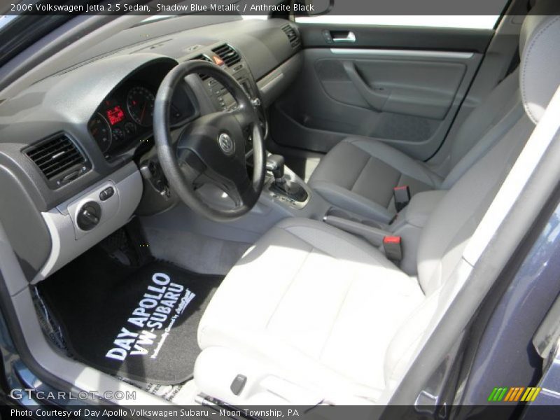 Shadow Blue Metallic / Anthracite Black 2006 Volkswagen Jetta 2.5 Sedan