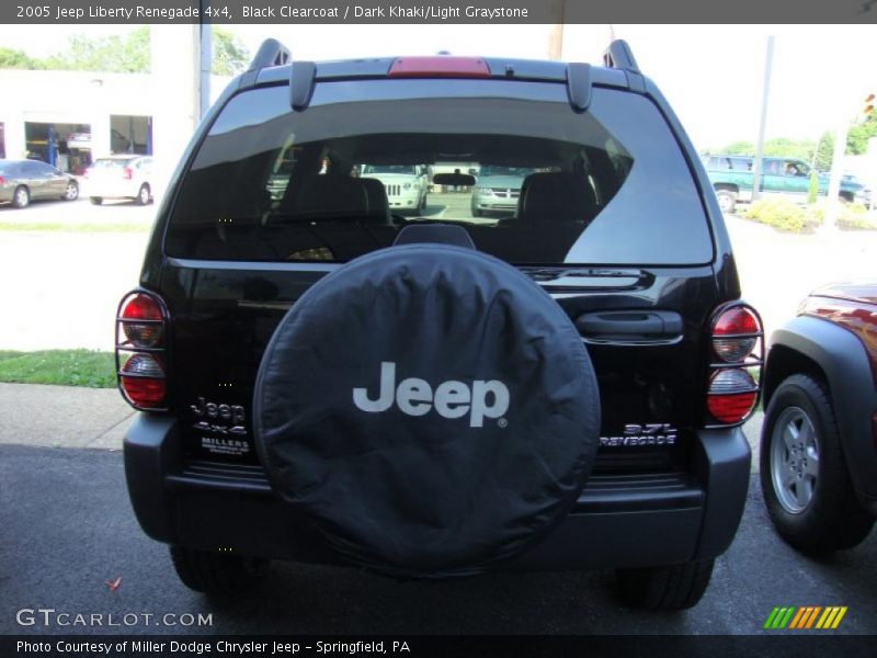 Black Clearcoat / Dark Khaki/Light Graystone 2005 Jeep Liberty Renegade 4x4