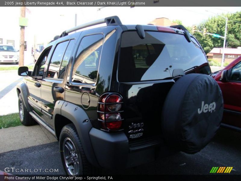 Black Clearcoat / Dark Khaki/Light Graystone 2005 Jeep Liberty Renegade 4x4