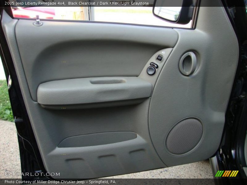 Black Clearcoat / Dark Khaki/Light Graystone 2005 Jeep Liberty Renegade 4x4
