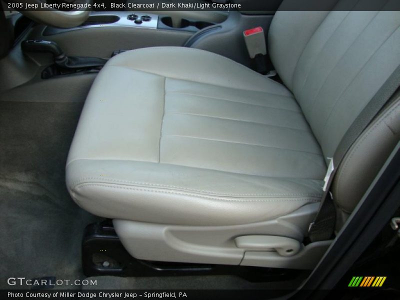 Black Clearcoat / Dark Khaki/Light Graystone 2005 Jeep Liberty Renegade 4x4