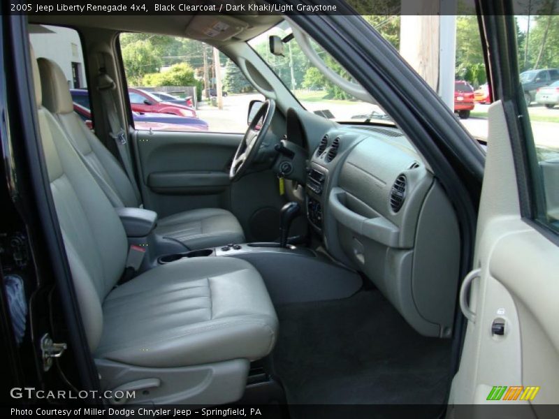 Black Clearcoat / Dark Khaki/Light Graystone 2005 Jeep Liberty Renegade 4x4
