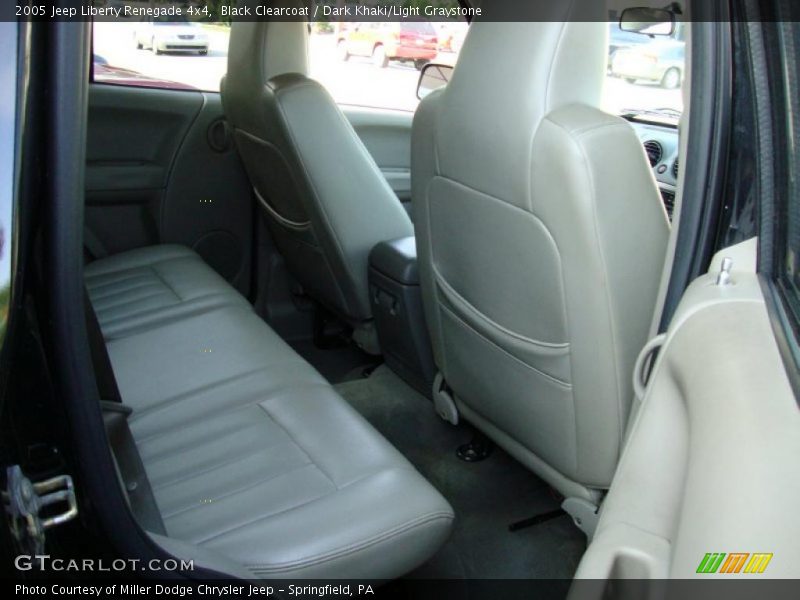 Black Clearcoat / Dark Khaki/Light Graystone 2005 Jeep Liberty Renegade 4x4