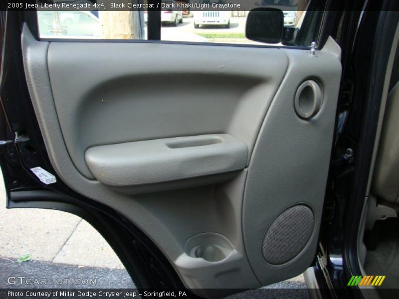 Black Clearcoat / Dark Khaki/Light Graystone 2005 Jeep Liberty Renegade 4x4