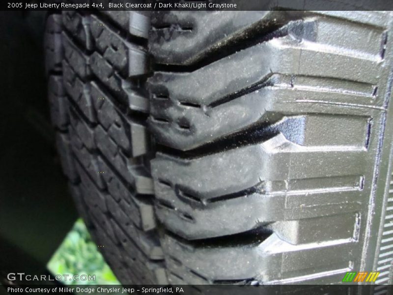Black Clearcoat / Dark Khaki/Light Graystone 2005 Jeep Liberty Renegade 4x4