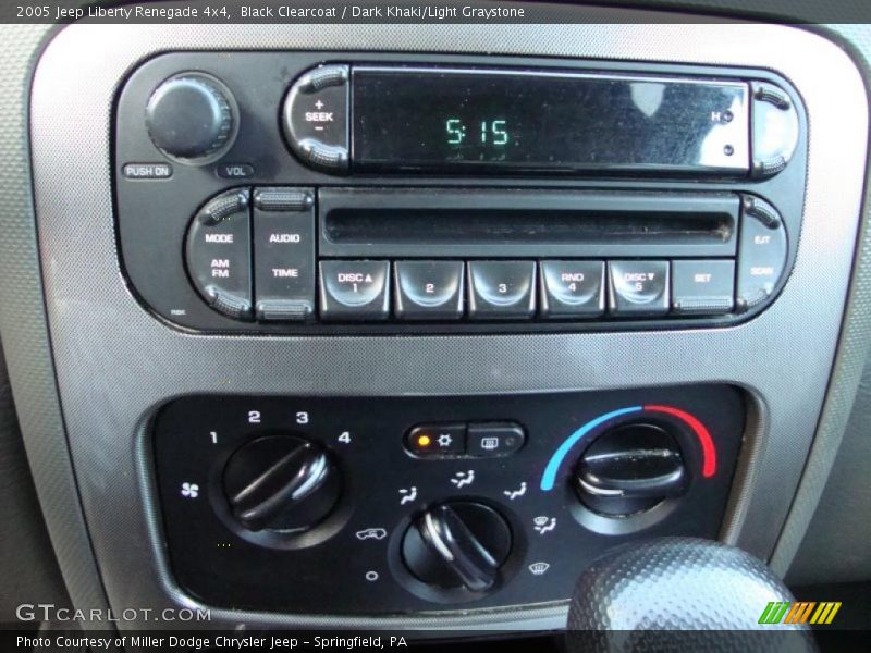 Black Clearcoat / Dark Khaki/Light Graystone 2005 Jeep Liberty Renegade 4x4