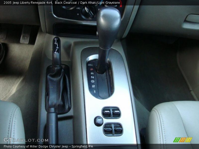 Black Clearcoat / Dark Khaki/Light Graystone 2005 Jeep Liberty Renegade 4x4