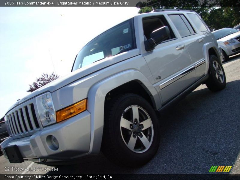 Bright Silver Metallic / Medium Slate Gray 2006 Jeep Commander 4x4