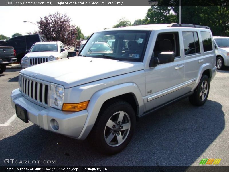 Bright Silver Metallic / Medium Slate Gray 2006 Jeep Commander 4x4
