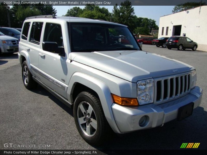 Bright Silver Metallic / Medium Slate Gray 2006 Jeep Commander 4x4