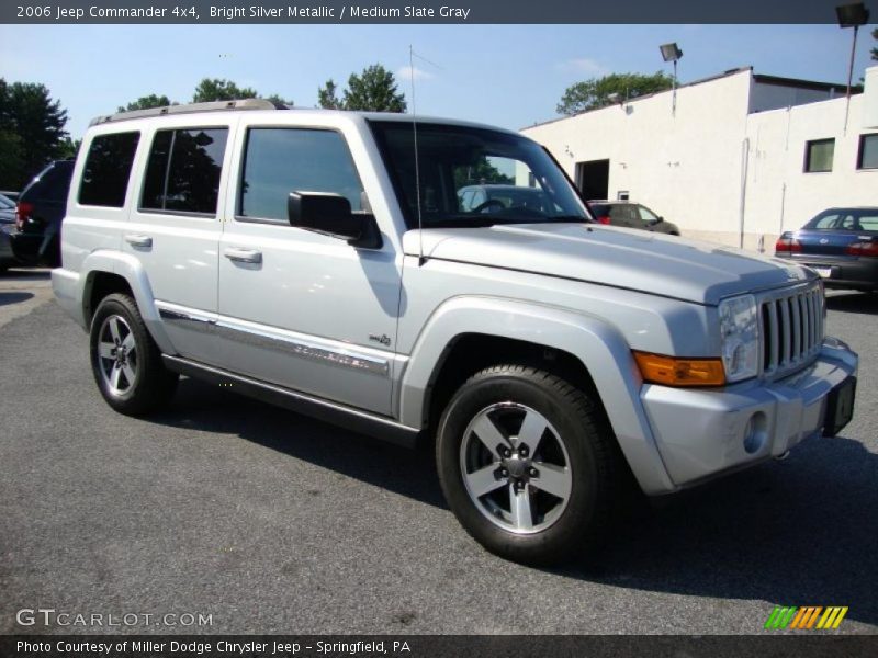 Bright Silver Metallic / Medium Slate Gray 2006 Jeep Commander 4x4