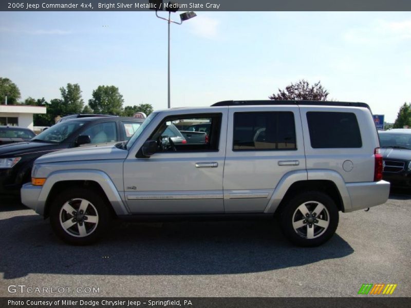 Bright Silver Metallic / Medium Slate Gray 2006 Jeep Commander 4x4