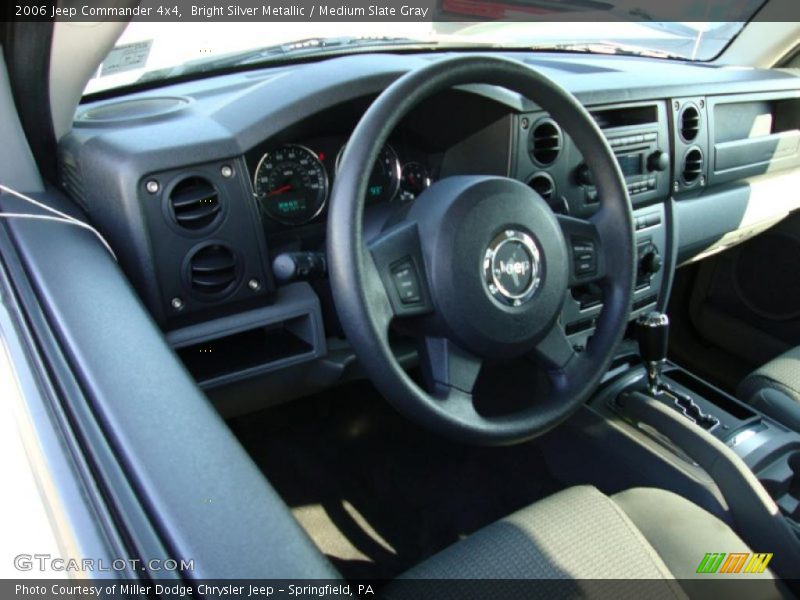 Bright Silver Metallic / Medium Slate Gray 2006 Jeep Commander 4x4