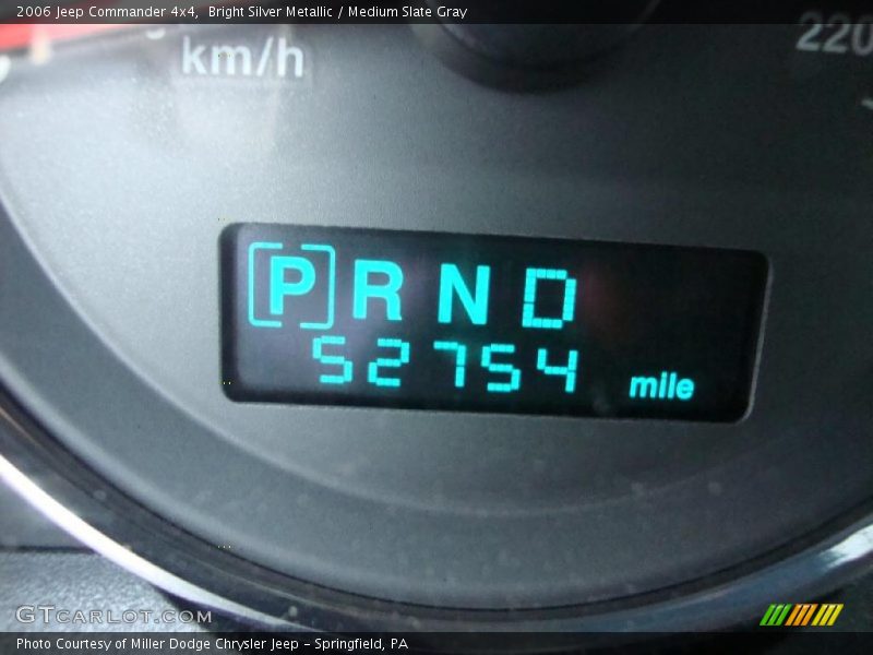 Bright Silver Metallic / Medium Slate Gray 2006 Jeep Commander 4x4