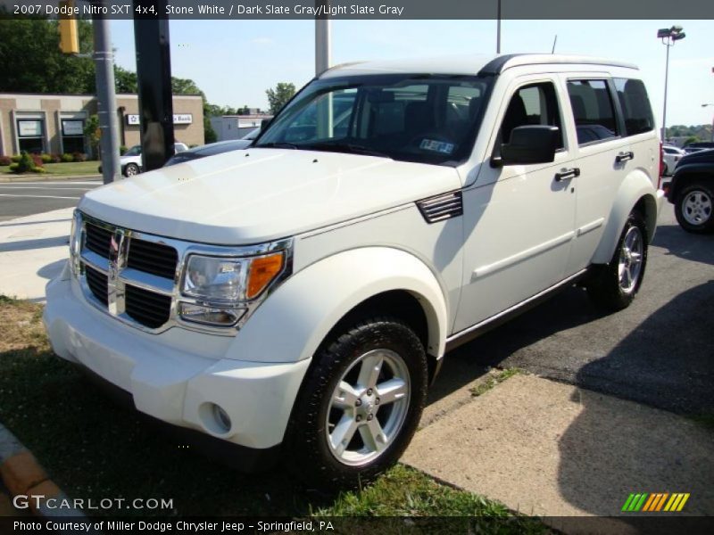 Stone White / Dark Slate Gray/Light Slate Gray 2007 Dodge Nitro SXT 4x4