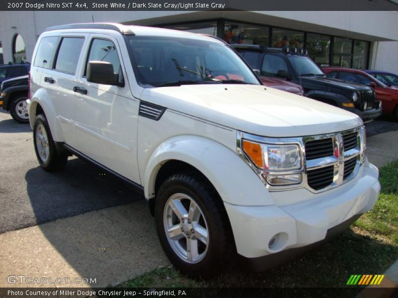 Stone White / Dark Slate Gray/Light Slate Gray 2007 Dodge Nitro SXT 4x4