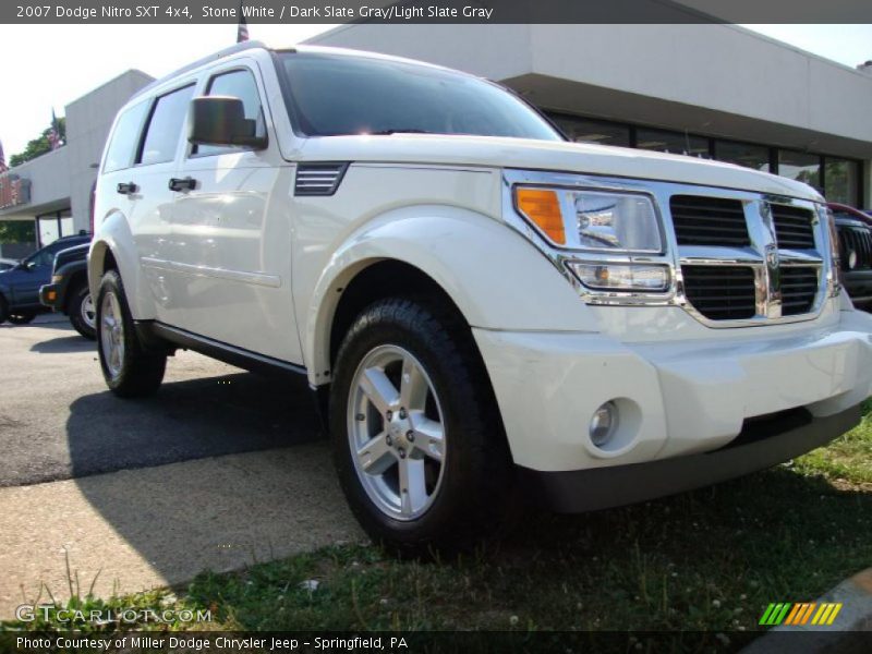 Stone White / Dark Slate Gray/Light Slate Gray 2007 Dodge Nitro SXT 4x4