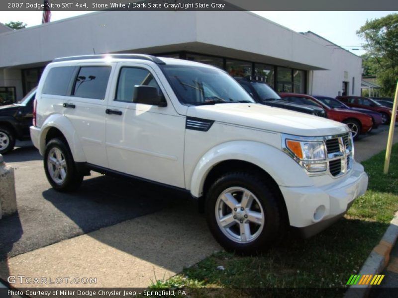 Stone White / Dark Slate Gray/Light Slate Gray 2007 Dodge Nitro SXT 4x4